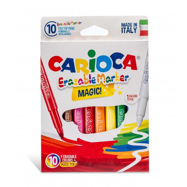Carioca Erasable Marker Magic (10 pens)