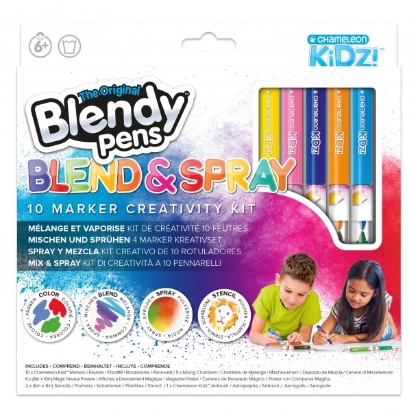 Chameleon KiDz Blend &amp; Spray 10 Color Creativity Kit