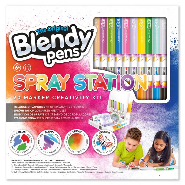 Chameleon KiDz Spray Station 20 Color Creativity Kit
