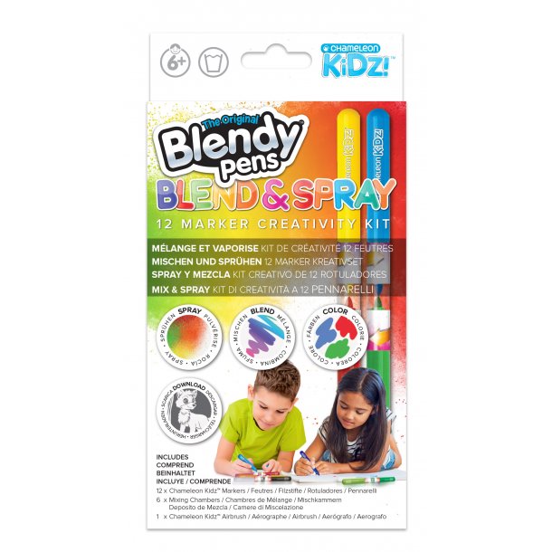 Chameleon KiDz Blend &amp; Spray 12 Color Creativity Kit