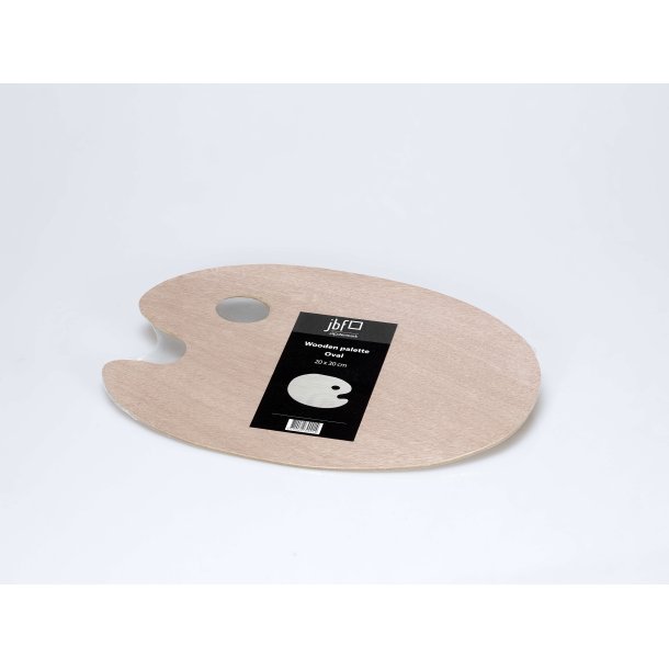 Holzpalette, oval
